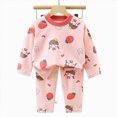 thumbnail image 5 of TOWED22 Toddler Infant Girl Boy 2pcs Cotton Long Sleeve T Shirt and Joggers Pants Set Graphic Print Fall Winter Clothing Outfits Clothes(Pink,18-24 M), 5 of 5