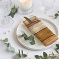 thumbnail image 3 of Cloth Napkins Set of 8 - 20x20 Inches, Farmhouse Yellow Brown Washable Reusable Table Napkins, Vintage Wooden Striped Soft & Absortbent Dining Napkin for Party Wedding Hotel Restaurant, 3 of 8
