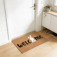 thumbnail image 4 of Decorr Easter Coir Doormat Outdoor Rug Bunny & Happy Easter Welcome Door Mat, Coir Easter Mat for Outdoor Front Porch Entryway Decor(23.6×15.8"), 4 of 5