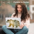 thumbnail image 2 of Pattern Case for MacBook 12 inch 2017 2016 2015 A1534 with Retina Display,Matte Frosted Plastic Laptop Hard Shell Case Protective Cover for MacBook A1534,Bear Forest, 2 of 7