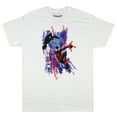 thumbnail image 3 of Spider-Man Mens' Spider-Verse Miles and Gwen Adult T-Shirt, 3 of 8