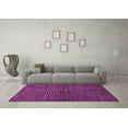 thumbnail image 3 of Ahgly Company Indoor Square Abstract Purple Modern Area Rugs, 7' Square, 3 of 4