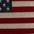 thumbnail image 6 of 23.6 in Jacquard Patriotic Flag Throw Pillow, 6 of 7