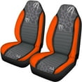 thumbnail image 6 of KUIFORTI Gray Leopard Car Seat Covers Full Set, Automotive Seat Covers Accessories Breathable Front Car Seat Cover Pack of 4 Car Seat Protector Cushion Pad Mat Easy to Install, 6 of 7