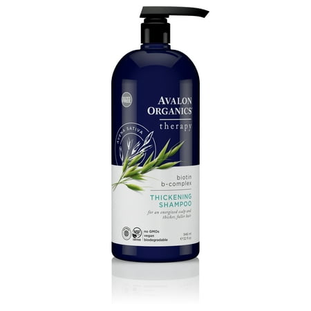 Avalon Organics Biotin B-Complex Thickening Therapy Shampoo, 32