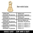 thumbnail image 2 of Glass Erlenmeyer Flask Chemistry Science Wood Mini Charms Shapes DIY Craft Jewelry - With Hole - 25mm (7pcs), 2 of 7