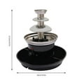 thumbnail image 2 of Chocolate Fountain Machine 3 Tier Stainless Steel Luxury Cheese Cascading Fondue, 2 of 24