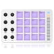thumbnail image 1 of Controladores MIDI inalámbricos M-VAVE blancos con 16 pads de batería, 1 of 7