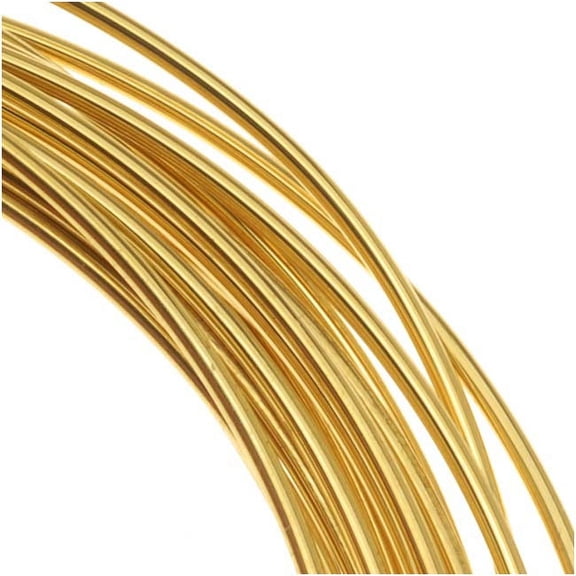 Brass German Bead Wire Craft Wire 18 Gauge/1mm (3 Meters / 9.8 Feet)