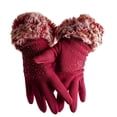 thumbnail image 2 of Guantes de invierno elegantes y calientitos para mujer MUYTU Guantes elegantes para dama, 2 of 4