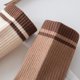thumbnail image 1 of Calcetines de cuello alto de algodón elástico estilo coreano para hombres y mujeres LingWen 9024715569929, 1 of 1