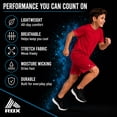 thumbnail image 5 of RBX Boys Athletic Outfit Short Set Performance Shirt and Basketball Shorts for Boys 2 Piece, 5 of 7