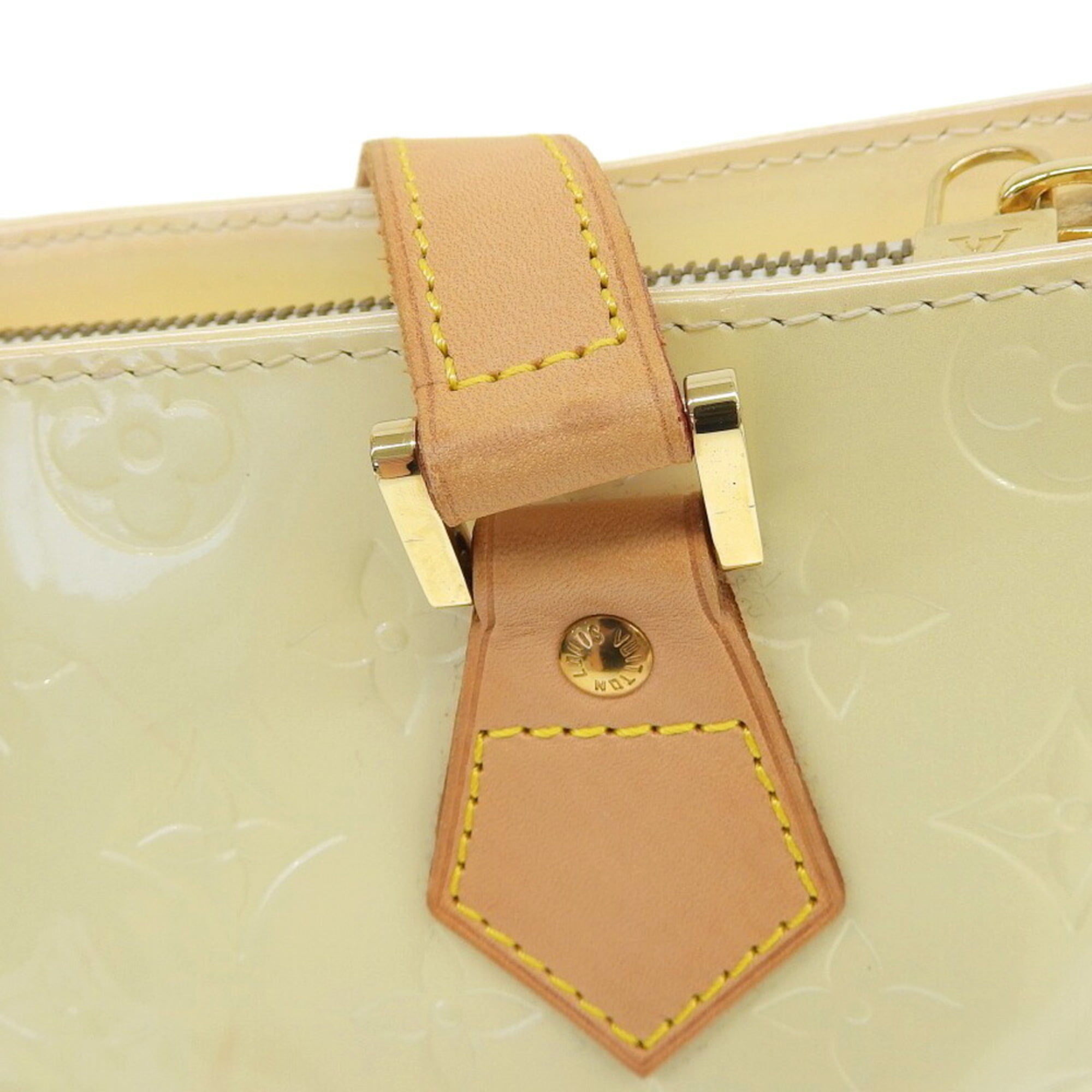 LOUIS VUITTON Monogram Vernis Houston Hand Bag Gris M91053 LV Auth 44474  Patent leather ref.956890 - Joli Closet