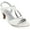White, variant on KAREN SCOTT Womens White Snake Print Hardware Detail Adjustable Strap Cushioned Danee Almond Toe Block Heel Buckle Dress Sandals 10 M