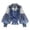 Blue, variant on Women Lace Mesh Sheer Floral Applique Puff Sleeve Fitted Cropped Design Tops For Women Elegant Base Layer Blouse Black,One Size