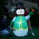 thumbnail image 1 of Muñeco de nieve inflable navideño para decoración exterior VIVOHOME de 6 pies, 1 of 7