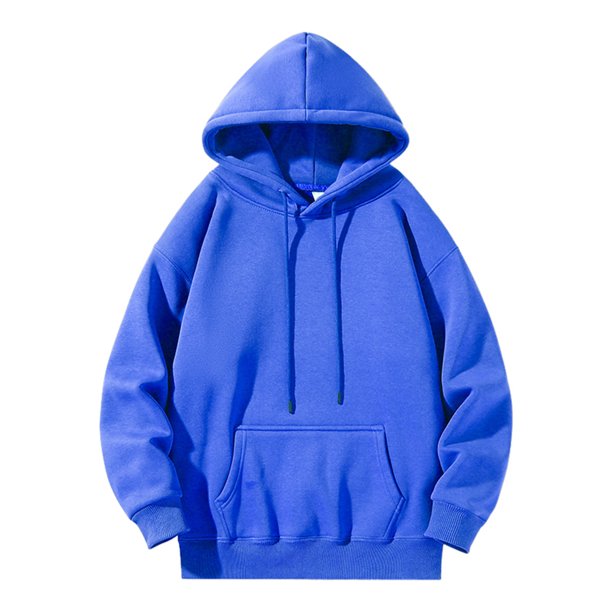 Gibobby Sudadera ligera hombre Sudaderas con capucha estética universitaria sudadera con capucha para hombre manga larga playera deportiva color liso(Azul,XG)