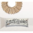 thumbnail image 5 of 35" White Kansas City Daylight Skyline Lumbar Decorative Pillow, 5 of 5