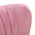 thumbnail image 3 of Fauteuil d'appoint et pouf Lynwood en velours, 3 of 9