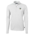 thumbnail image 2 of Men's Cutter & Buck White San Jose State Spartans Big & Tall Virtue Eco Pique Recycled Quarter-Zip Pullover Top, 2 of 3