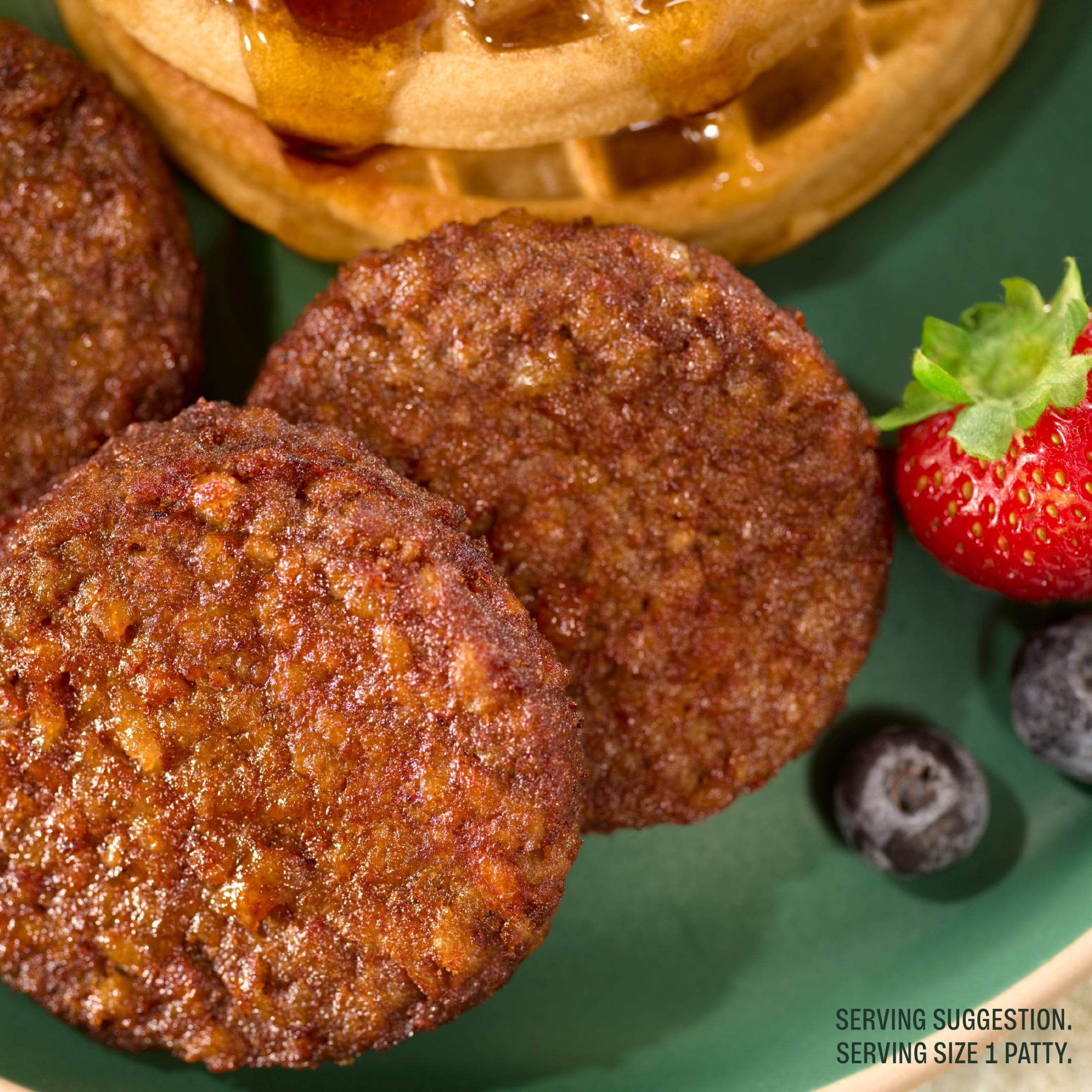MorningStar Farms Veggie Breakfast Maple Flavored Plant Based Sausage Patties, Vegan Sausage, 8 oz, 6 Count Bag