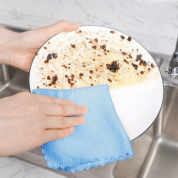 Deals of The Day Clearance! Absorbent Dish Cloth Brush Pot Cloth Kitchen Cleaning Cloth Household Dishwashing Towel