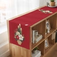 thumbnail image 6 of Table Runners 90 Inches Long Dress Scarves, Cherry Blossoms Farmhouse Coffee/Dining/Kitchen Table Runner for Living Room, Japanese Spring Floral Leaves Rustic Red 13x90 Inch, 6 of 9