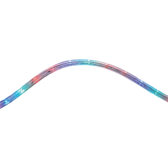 J Hofert LED Rope Light - 18 Ft, Multicolor, 144 Bulbs, Energy Efficient, Christmas Indoor