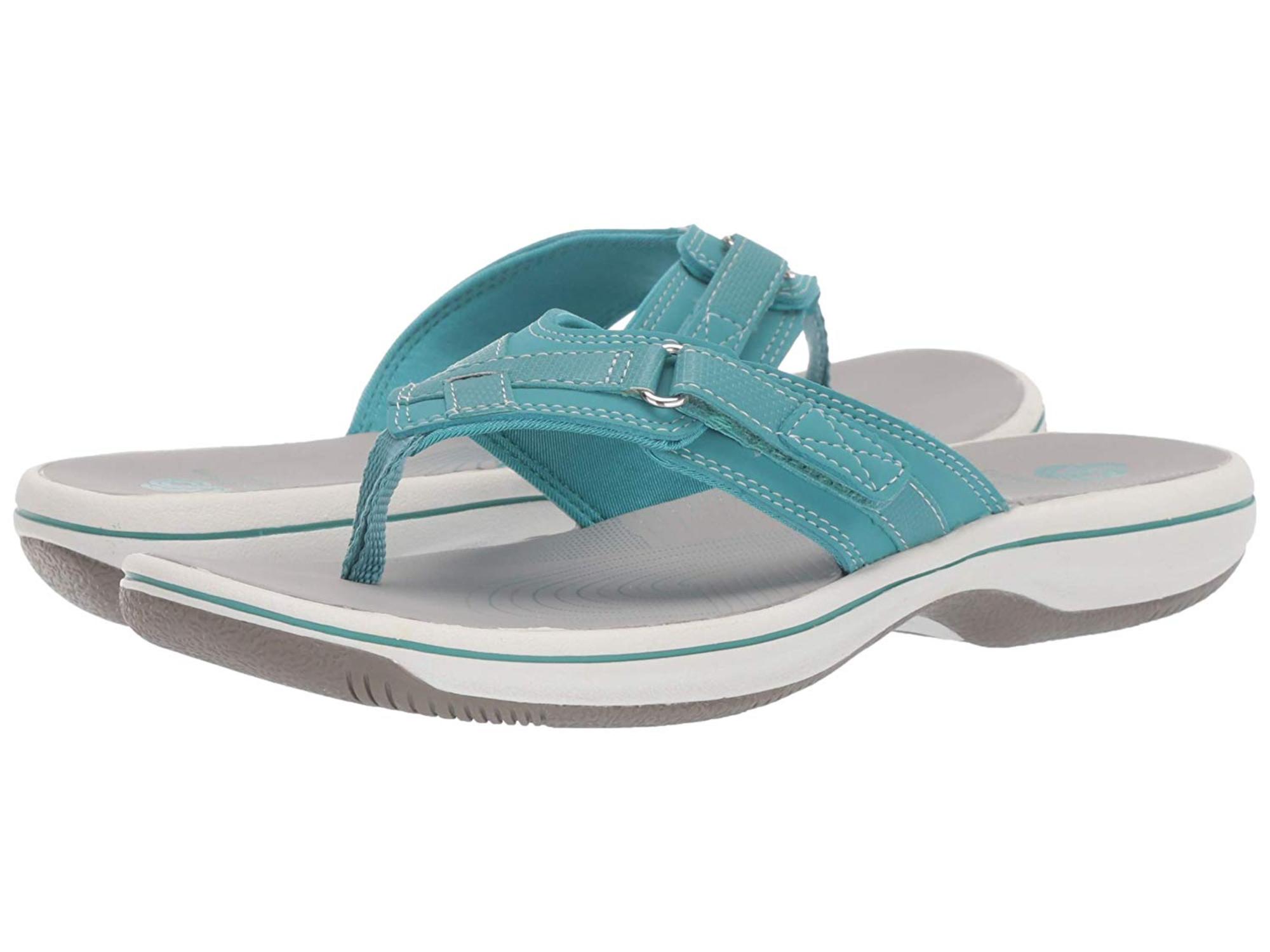 clarks breeze mila comfort flip flops
