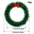 thumbnail image 2 of KUNPENG Christmas Wreath for Condo 12" Xmas Wreath for Front Door Outdoor Indoor Holiday Home Decorations, 2 of 3