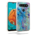 thumbnail image 4 of GSA Gold Flake Marble Candy Case for LG K51 - Colorful Galaxy, 4 of 4