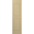 thumbnail image 5 of Ekena Millwork 15"W x 53"H Americraft Two Equal Raised Panel Exterior Real Wood Shutters (Per Pair), Natural Twine, 5 of 10
