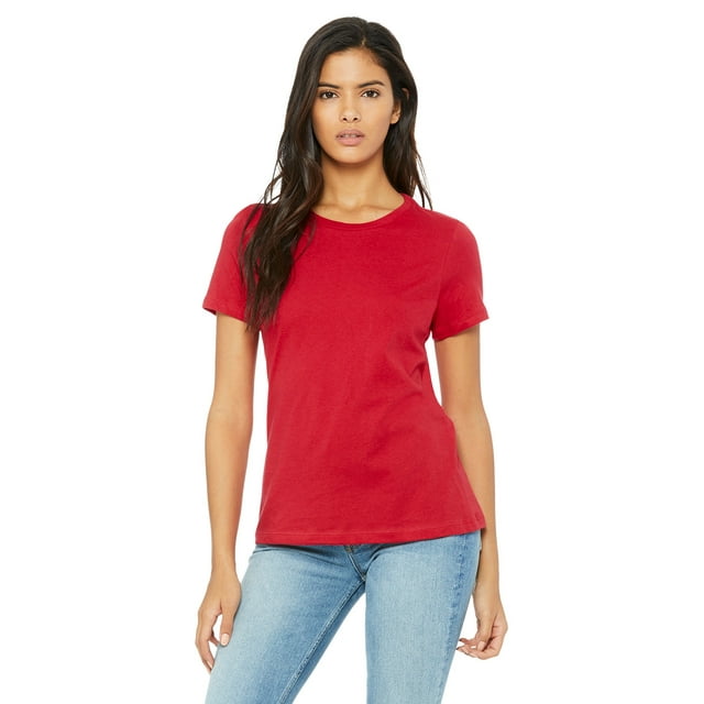 T-Shirt à Manches Courtes en Jersey Décontracté pour Femmes