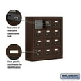 thumbnail image 2 of Salsbury Industries 19045-12ZSC Cell Phone Storage Locker - 4 Door High Unit (5 Inch Deep Compartments) - 12 A Doors - Bronze - Surface Mounted - Resettable Combination Locks, 2 of 4