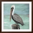 thumbnail image 2 of Art.com Pelican Way I Art Print by Julie DeRice, Brown Frame Wall Art, 38" x 38", 2 of 5