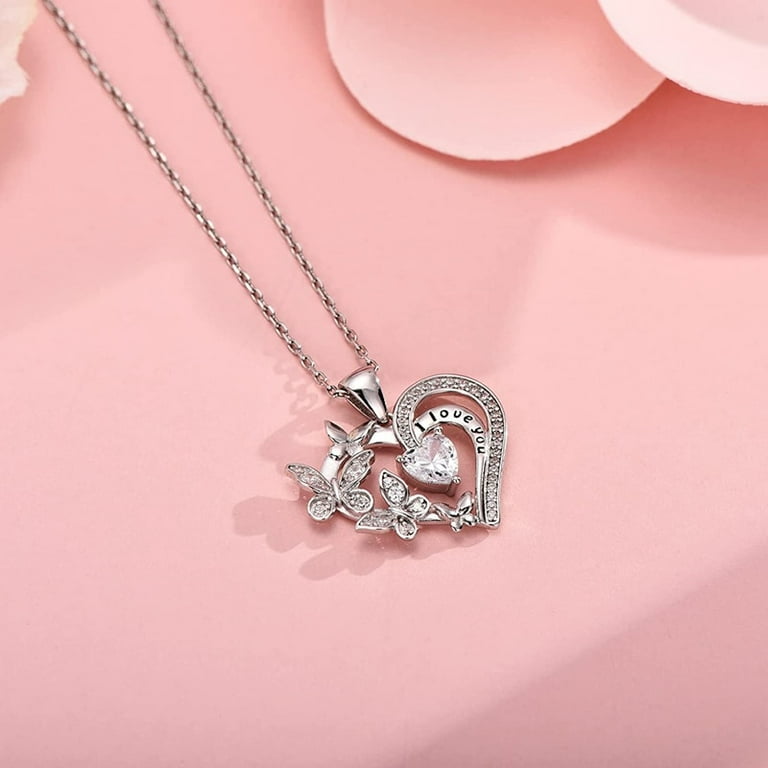 New Fancy Korean Butterfly Style Chain Necklace For Women And Girls.