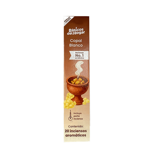 Incienso Prichos Aroma Copal Blanco Caja con 20 Piezas