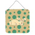 thumbnail image 1 of Carolines Treasures BB7083DS66 Rabbit on Polkadots Wall or Door Hanging Prints, 1 of 1
