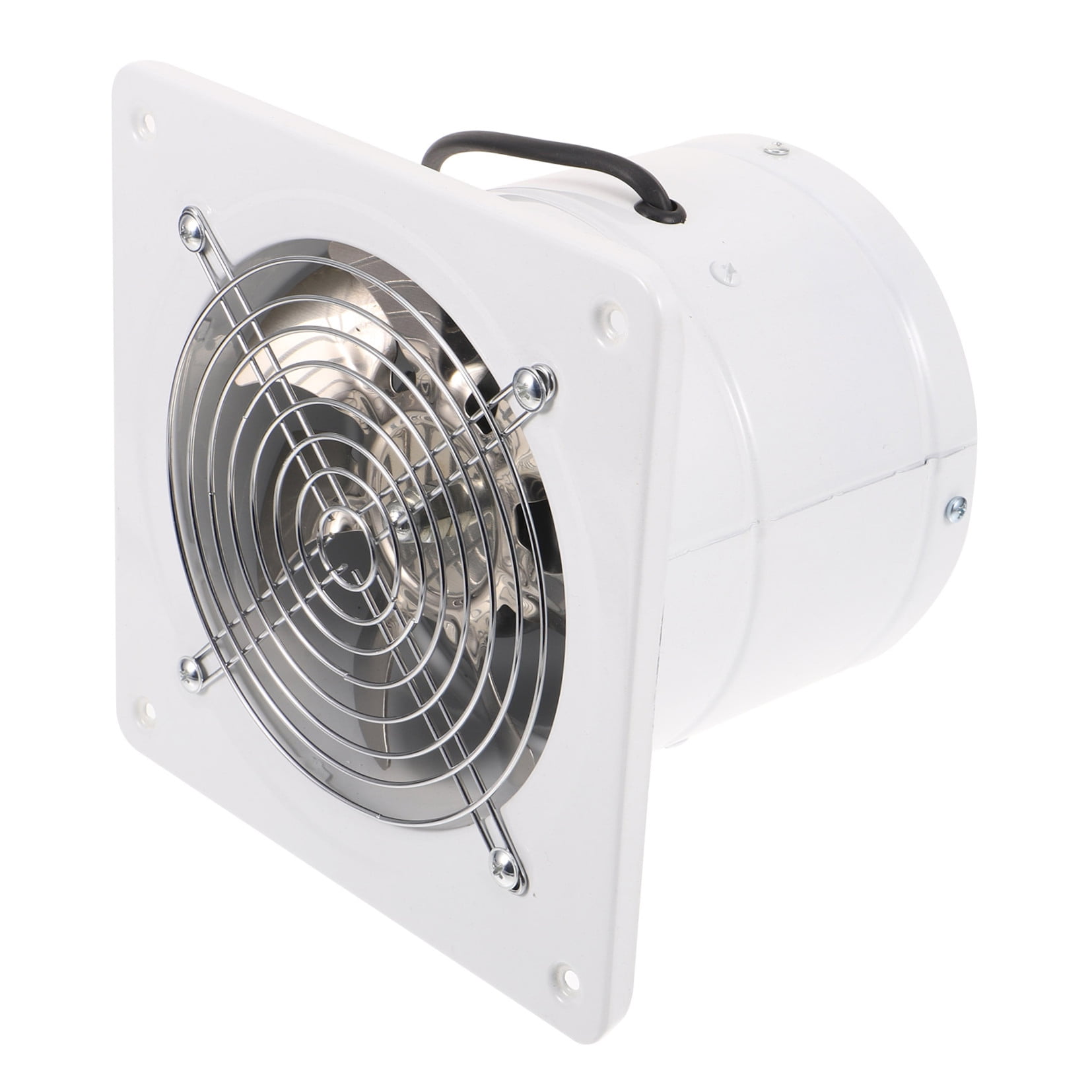 UPOUART Sturdy Stainless Steel Exhaust Fan White Kitchen Ventilation Fan for Fresh Indoor Air