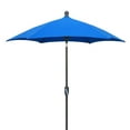thumbnail image 5 of 7.5 Hex Home Patio Umbrella 6 Rib Crank White with Beige spun acrylic canopy, 5 of 8
