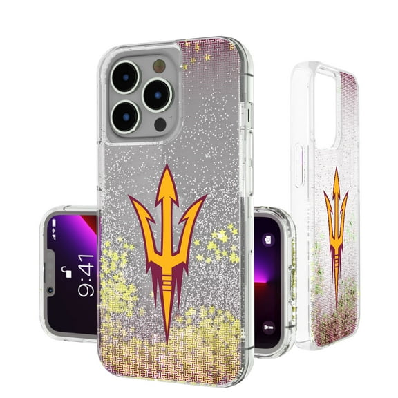 Arizona State Sun Devils Linen Logo iPhone Glitter Case