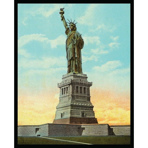 Statue of Liberty, a 1000-piece Puzzle by Pigment & Hue
