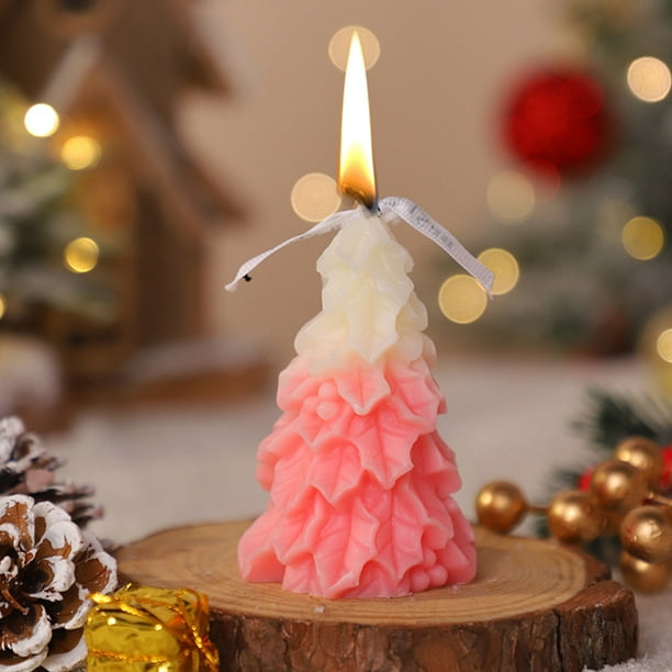 Adornos navideños, regalos navideños, velas aromáticas para árbol de Navidad, decoración personalizada para el hogar, accesorios de fotografía, regalo navideño, cera, vela perfumada para árbol de Navi
