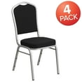 thumbnail image 3 of Flash Furniture HERCULES Stacking Banquet Chair, Black, Set of 4, 3 of 13