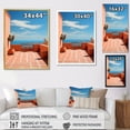 thumbnail image 4 of Designart "Tones Fontanas Italy Terracotta wall art III" Cityscapes Floater Framed Canvas Print, 4 of 7