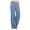 Blue, variant on HXWCHs Women's Casual Loose Fit Solid Color Pants Stretchy Denim-Like Jogger Trousers for Everyday Comfort S Pink