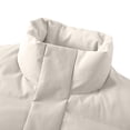 thumbnail image 6 of MYAOYI Mens Quilted Puffer Coat Stand Collar Snap Button Winter Outerwear, 6 of 6