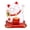 White, variant on BIMZUC Solar Powered Lucky Cat Waving Fortune Cat Figurines for Home Office Business Wealth Welcoming Asian Decor White (5.5 x 5.9 inches / 14 x 15 cm)