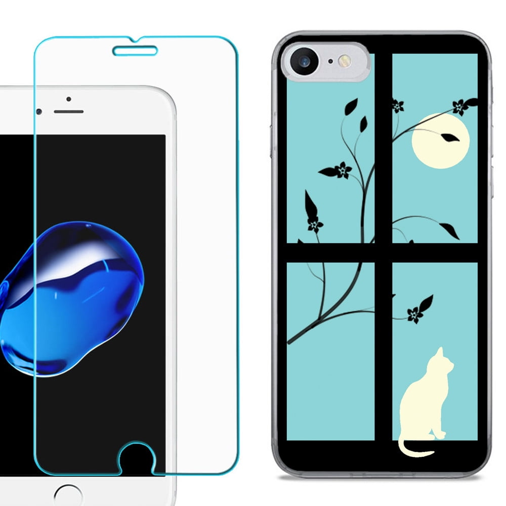 For Apple iPhone SE 2020 Case, SlimFit TPU Phone Case, with Tempered