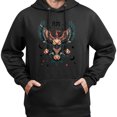thumbnail image 3 of Sudadera Símbolo Floral Fénix Protectora Estampada Unisex, 3 of 5